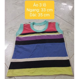 Áo 3 lỗ si tuyển, 2hand cho bé trai/ bé gái từ 0 đến 2 tuổi nhiều màu, siêu mát