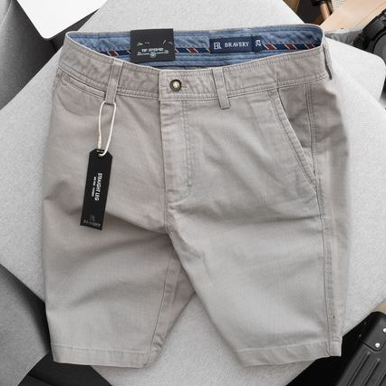 Quần short kaki Coolluk mềm mịn thoáng mát, dày dặn - Bravery