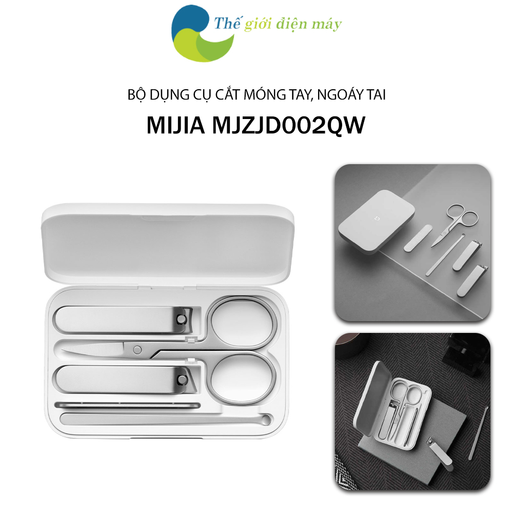 Bộ dụng cụ chăm sóc móng tay, cắt móng tay Xiaomi Mijia 5 món, thép không gỉ - Shop Thế Giới Điện Máy