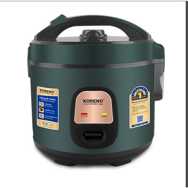 NỒI CƠM KORENO LÒNG NIÊU 5 LỚP CHỐNG DÍNH 1,2L-BH 12 THÁNG