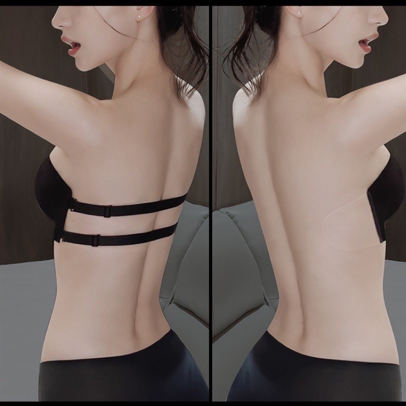 Áo Ngực Quây Có Gọng Kèm Miếng Dán Silicon Tàng Hình Và Dây Trong Nâng Vòng 1 Sexy - MPK031