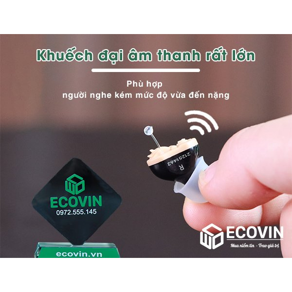 Máy Trợ Thính, Tai Nghe Trợ Thính Không Dây Cho Người Già Điếc Nặng Goodmi GM-910 Chính Hãng
