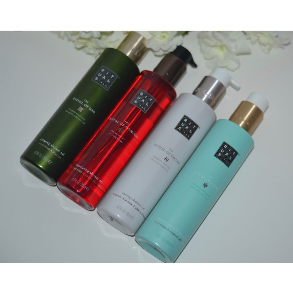 Dầu tắm Rituals shower oil với 5 mùi hương size 200ml