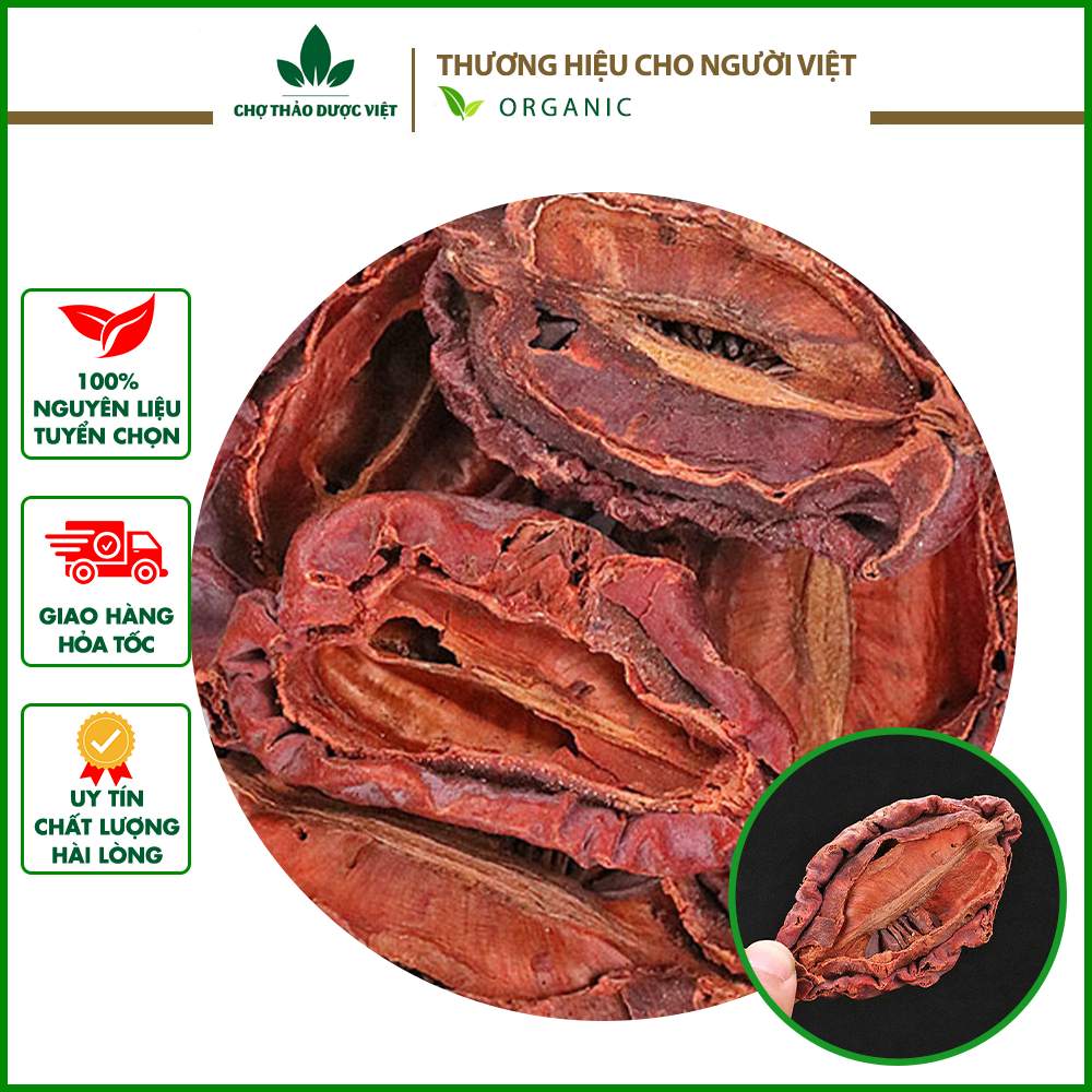 Mộc qua khô 100g, quả tra tử, hỗ trợ giảm ho, đau nhức xương khớp, tê bì tay chân, tốt cho tiêu hoá