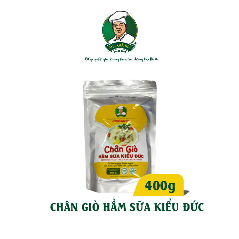 Chân giò hầm sữa kiểu Đức Ông già IKA loại 400g (chỉ giao Hà Nội)