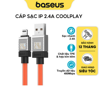 Dây Cáp Sạc Nhanh 2.4A Baseus CoolPlay Series Usb to L - Dùng cho các dòng máy 7Plus 8 8PLus Xsm 11 12 13 14 Pro Max