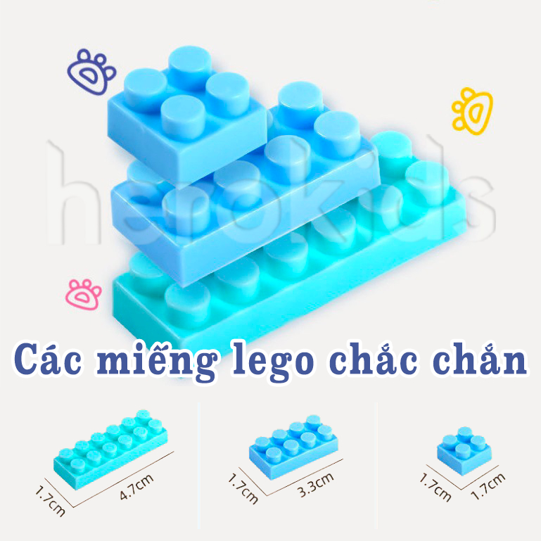 Bộ đồ chơi lắp ráp xếp hình lego 600 chi tiết cho bé thoả sức sáng tạo
