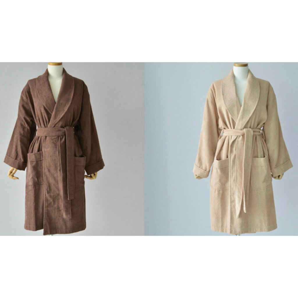 Áo khoác choàng tắm cotton xuất Hàn