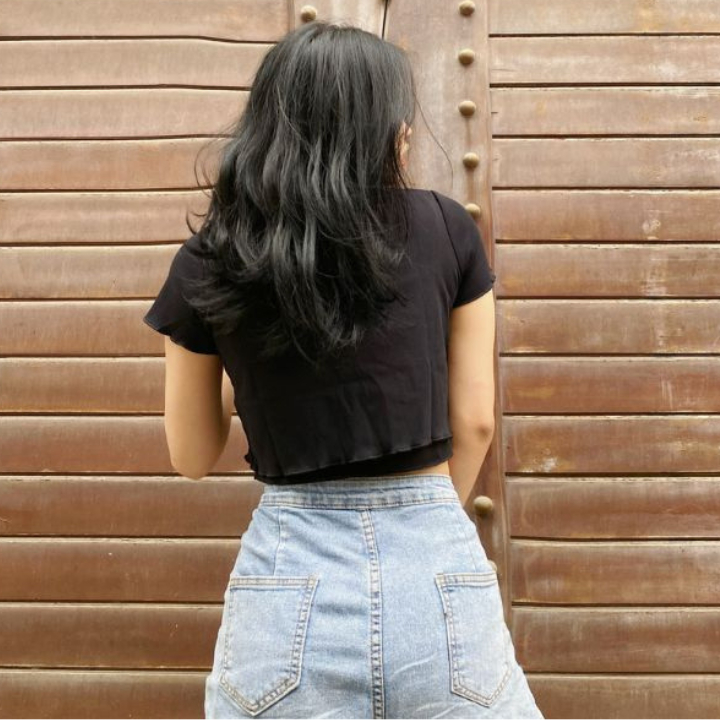 Áo croptop nữ set áo  kèm áo hai dây cho nữ phong cách tiểu thư dễ thương cột dây thun Borip co giãn 4 chiều | BigBuy360 - bigbuy360.vn