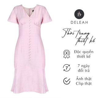 De Leah - Đầm Ôm Đuôi Cá Cúc Trai - Thời trang thiết kế