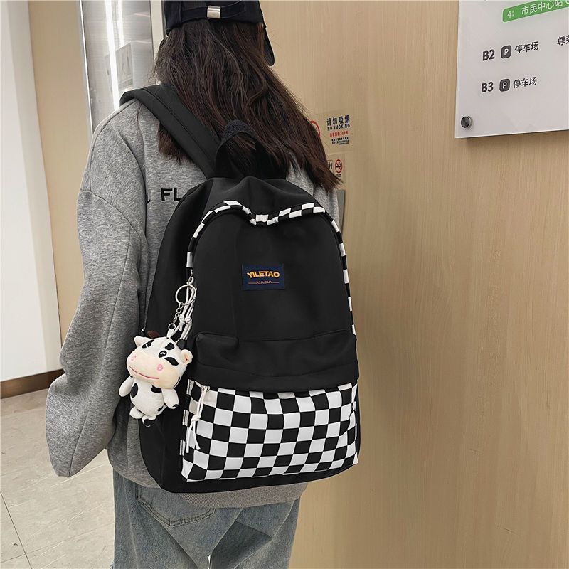 Balo Caro Đi Học, Du Lịch Cặp Sách Thời Trang Nam/ Nữ Chống Nước