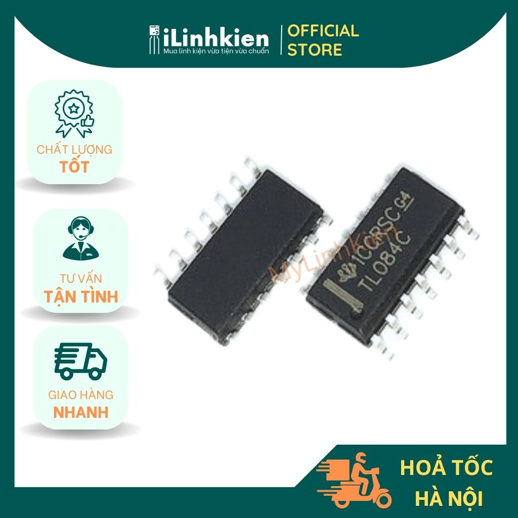 TL084 TL084CN chính hãng TI chất lượng cao.