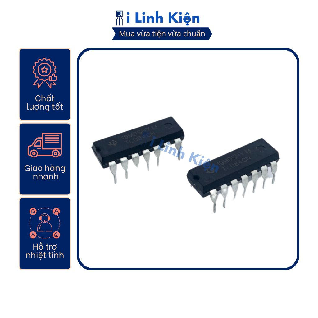 TL084 TL084CN DIP-14 chính hãng TI