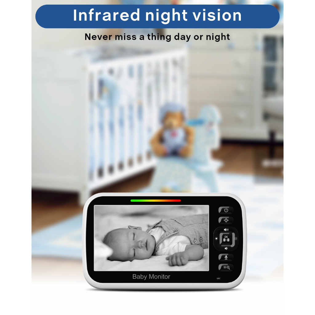 Máy báo khóc Corky Baby không dây không wifi với độ phân giải cao âm thanh nét mbk603