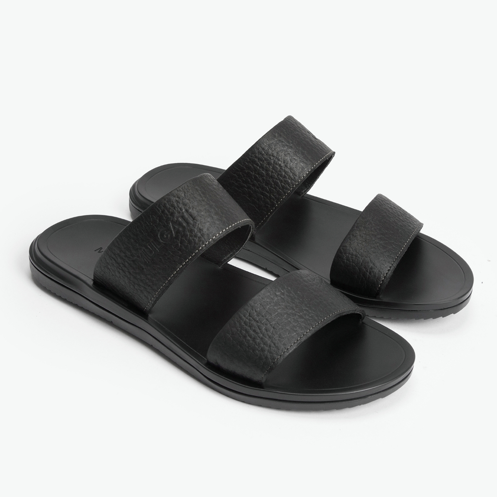 Dép da nam MULGATI quai ngang - LS0111