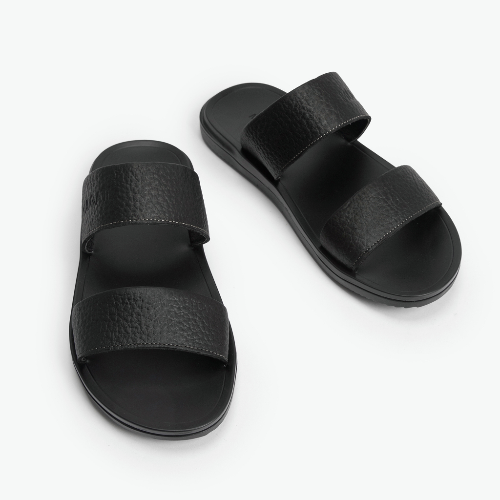 Dép da nam MULGATI quai ngang - LS0111