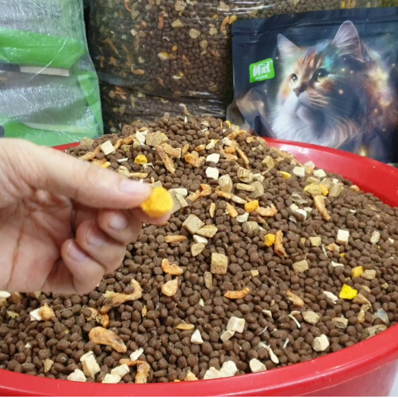 Thức ăn hạt GV trộn siêu cấp cho mèo - Mix 9 loại thịt sấy