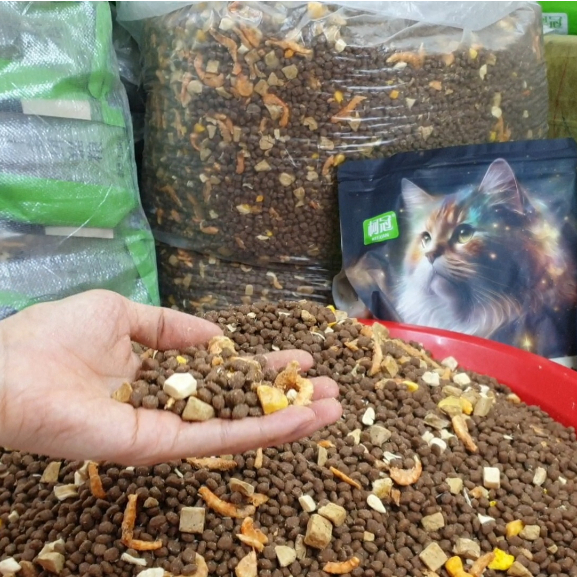 Thức ăn hạt GV trộn siêu cấp cho mèo - Mix 9 loại thịt sấy