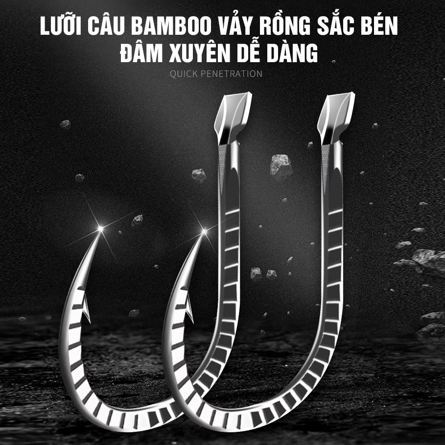 Lưỡi Câu Bamboo Vảy Rồng