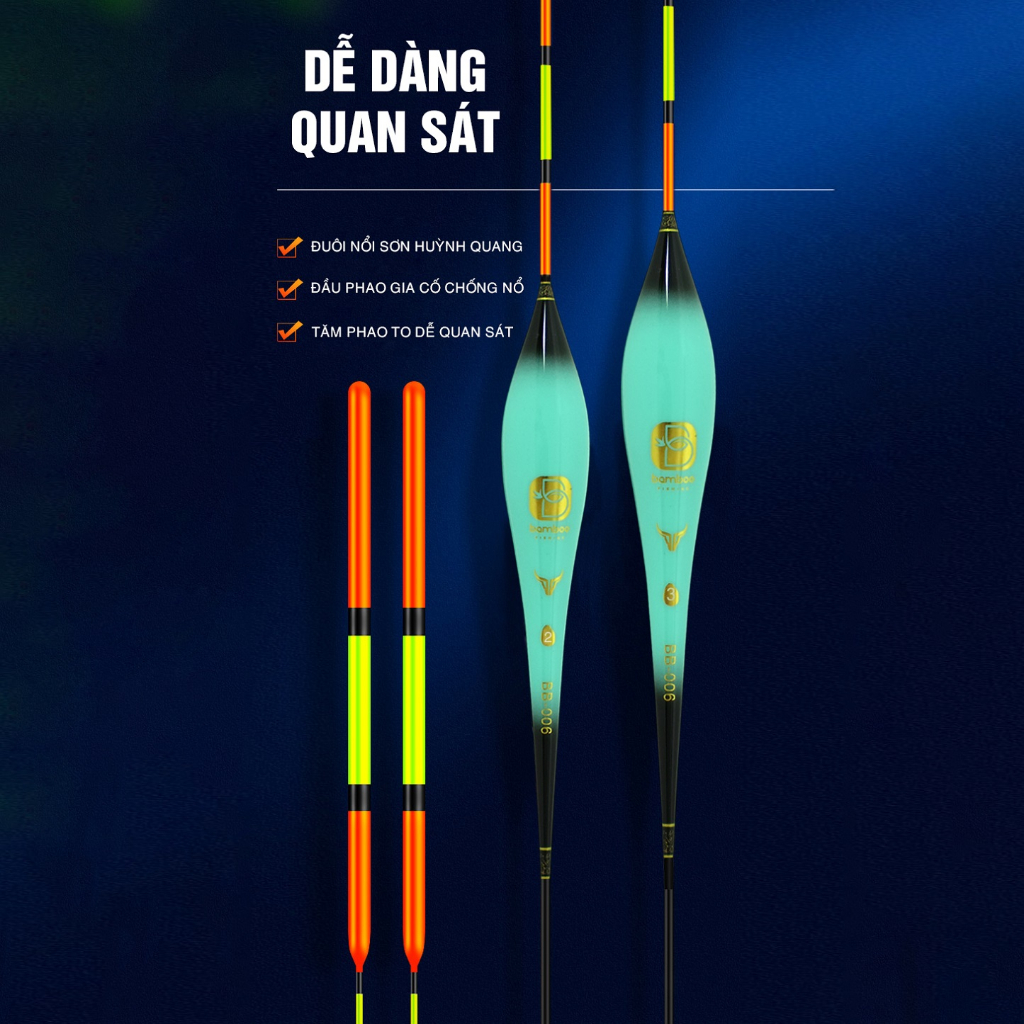 Phao Nano Bamboo Săn Hàng Thủy Ngưu BB-006