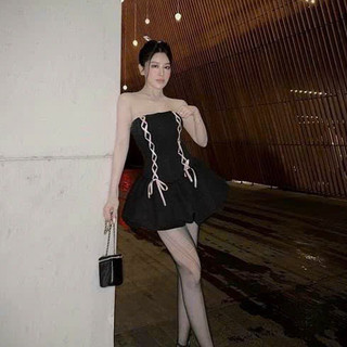 Đầm Cúp Ngực Dáng Bí Dây Đan Eo Siêu Hot CC39  HỎA TỐC GAR