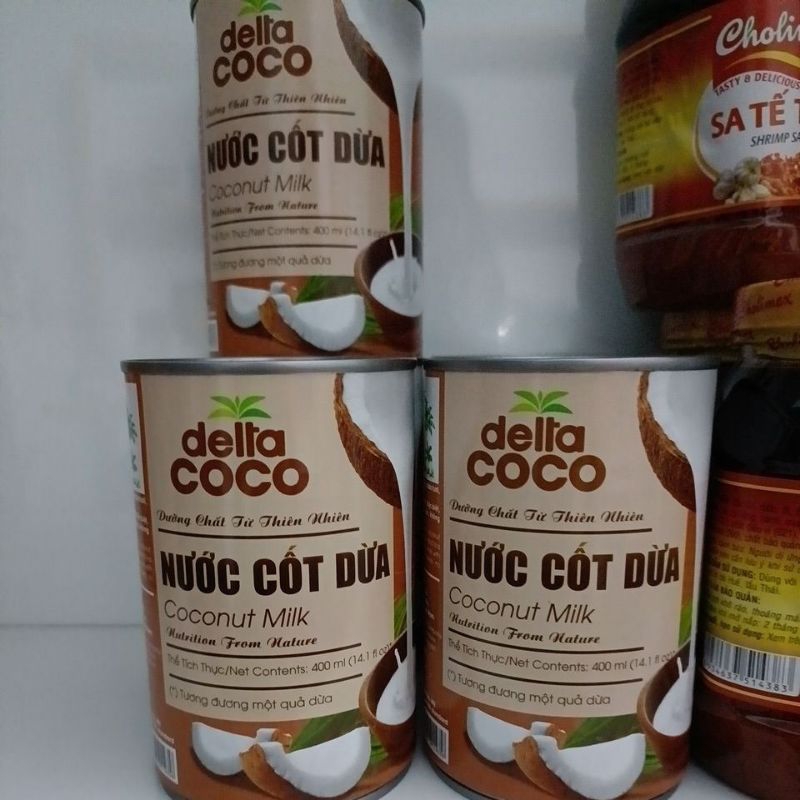Nước cốt dừa Delta Coco 400ml