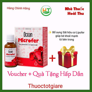 [ Kèm Quà Tặng] OCEAN MICROFER - Bổ sung Sắt cho trẻ nhỏ ( Chính Hãng )