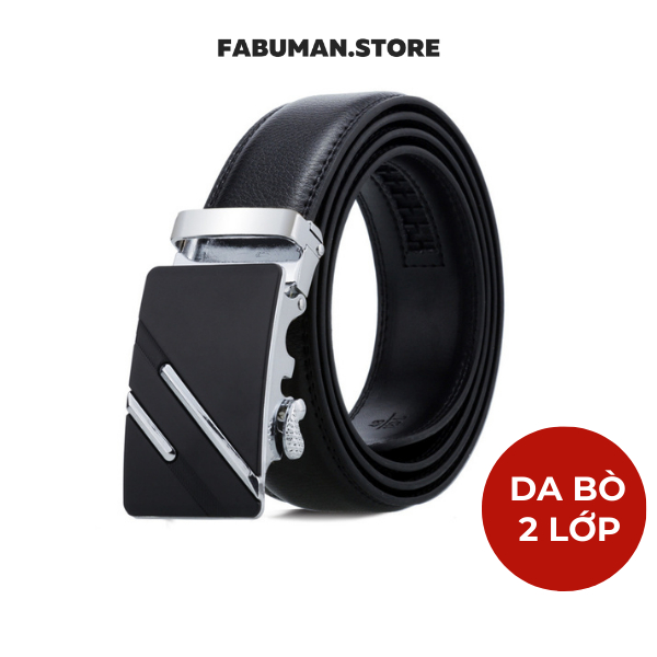Thắt lưng nam cao cấp da bò nguyên miếng MIAA khoá cài tự động kết hợp hợp kim chống rỉ,Dây thắt lưng nam có bảo hành