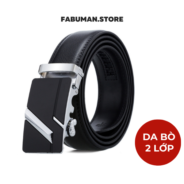 Thắt lưng nam cao cấp da bò nguyên miếng MIAA khoá cài tự động kết hợp hợp kim chống rỉ,Dây thắt lưng nam có bảo hành