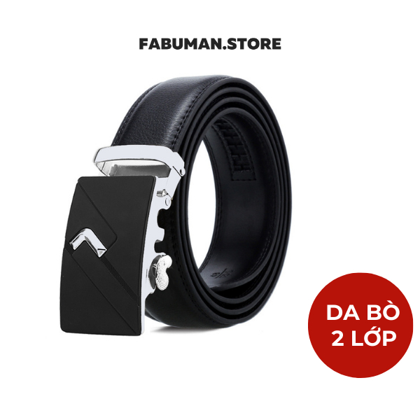 Thắt lưng nam cao cấp da bò nguyên miếng MIAA khoá cài tự động kết hợp hợp kim chống rỉ,Dây thắt lưng nam có bảo hành