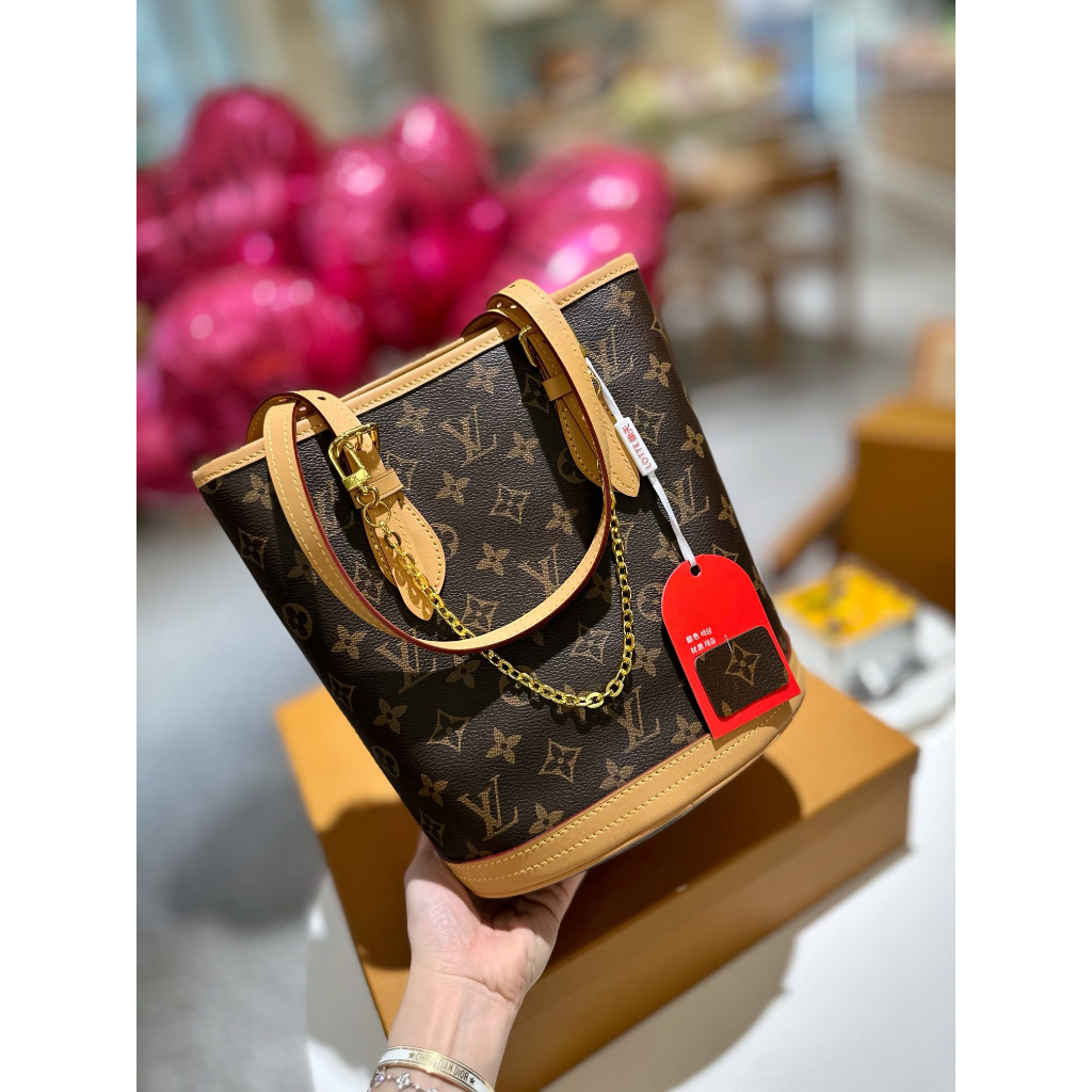 TÚI LV PETIT BUCKET KÈM VÍ NHỎ SZ23
