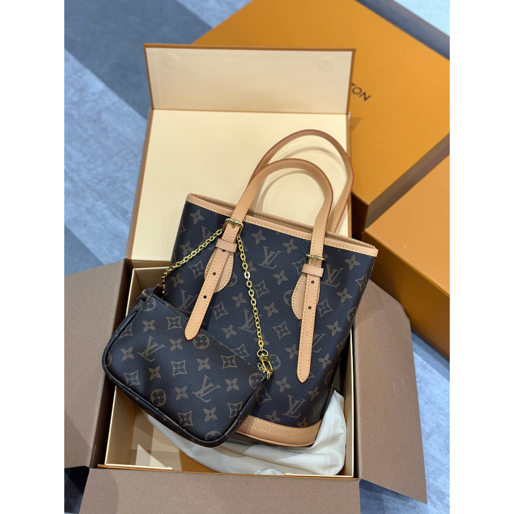 TÚI LV PETIT BUCKET KÈM VÍ NHỎ SZ23
