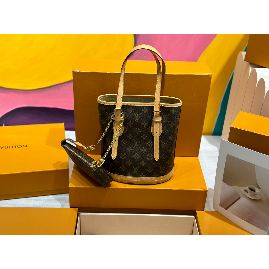 TÚI LV PETIT BUCKET KÈM VÍ NHỎ SZ23