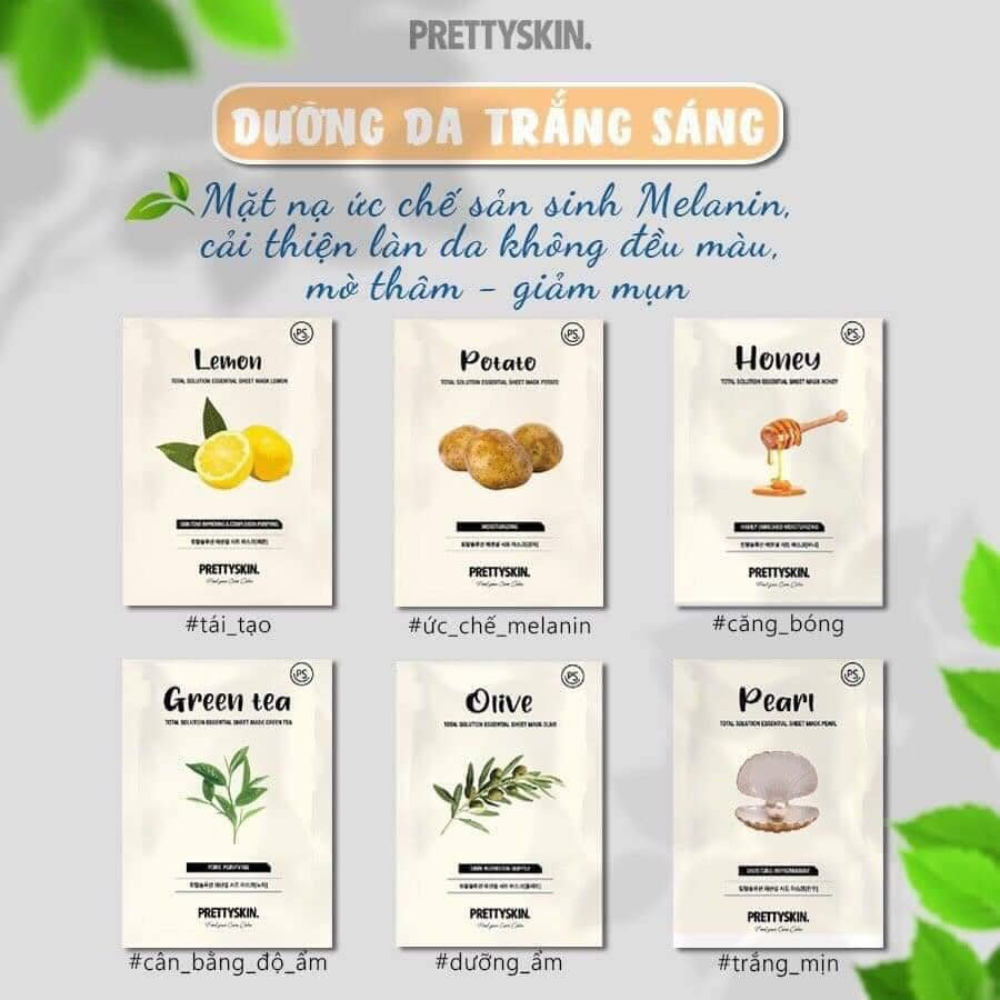 Mặt Nạ Tinh Chất PrettySkin Total Solution Essential 23g