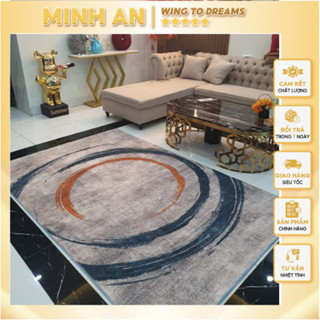 Thảm trải sàn panama  Thảm lông cừu trải phòng khách, phòng ngủ kích thước 1m6x2m3 lông mềm mịn chắc chăn – MINHANSTORE