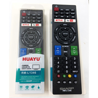 Điều khiển remote tivi SHARP Smart RM-L1346 (HUAYU)