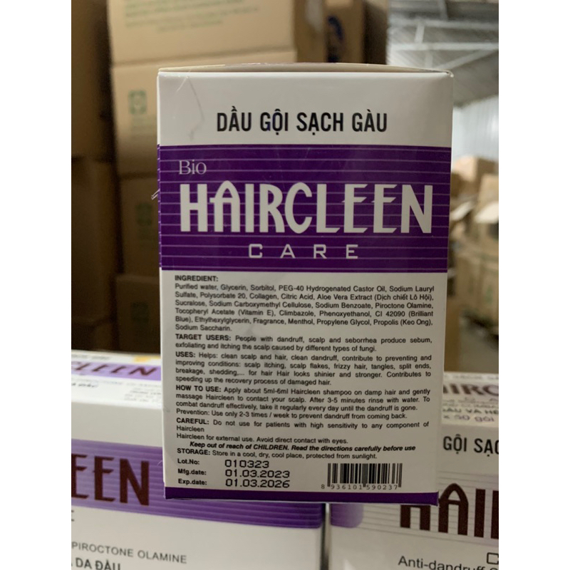 Đâu gội sạch gàu Haircleen  sạch gàu , hết nấm , hết ngứa