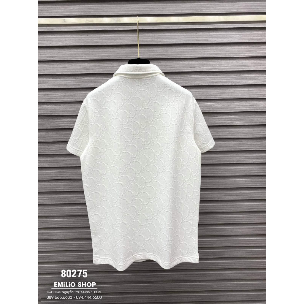 Áo polo nam virgomen guci áo thun nam có cổ vân gạo dập nổi phong cách thời trang nam lịch lãm