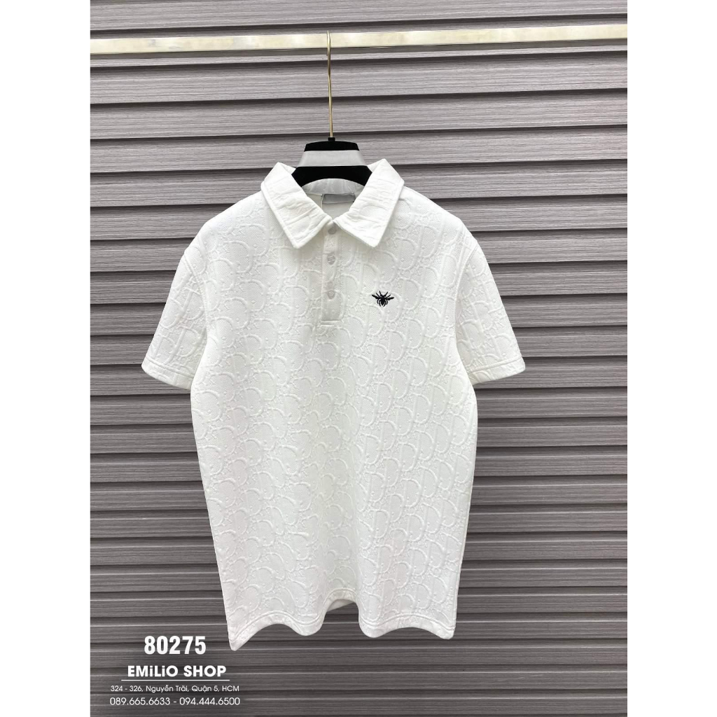 Áo polo nam virgomen guci áo thun nam có cổ vân gạo dập nổi phong cách thời trang nam lịch lãm