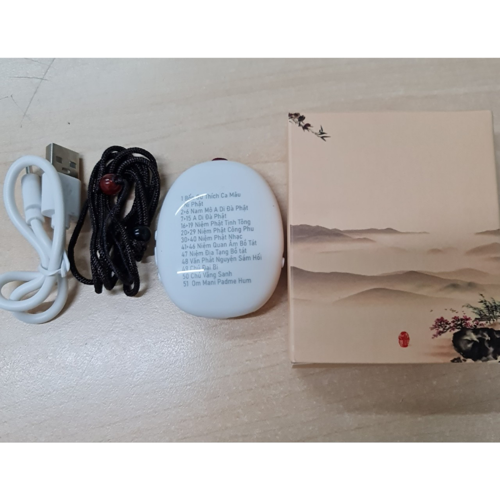 Máy niệm phật Mini hình quả trứng 51 bài pháp