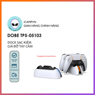 Đế sạc tay cầm ps5 kiêm giá đỡ dobe tp5-05103