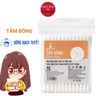 Tăm Bông Bạch Tuyết 42 que/gói