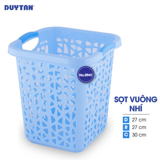 Sọt vuông nhí nhựa DUY TÂN (27 x 27 x 30 cm) - 11418