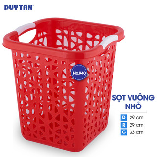 Sọt vuông nhỏ nhựa DUY TÂN (29 x 29 x 33 cm) - 11425