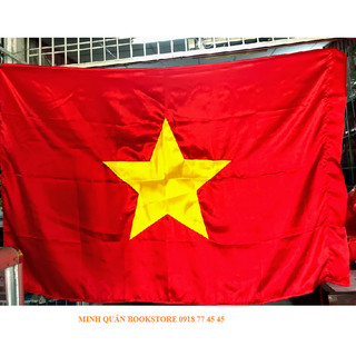 Cờ Tổ quốc/Búa liềm/ cờ đỏ sao vàng size 1x1.5met vải phi lụa