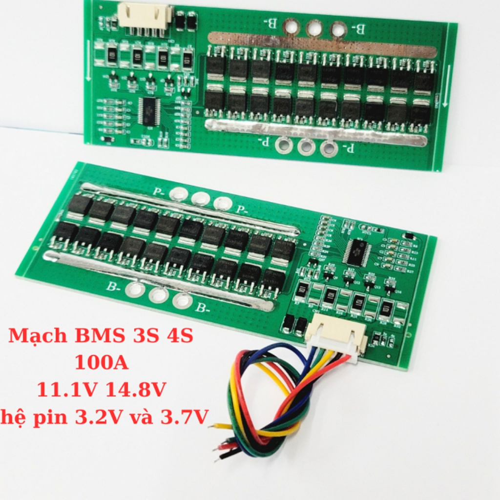 Mạch BMS 3S 4S 100A 12.6V 16.8V