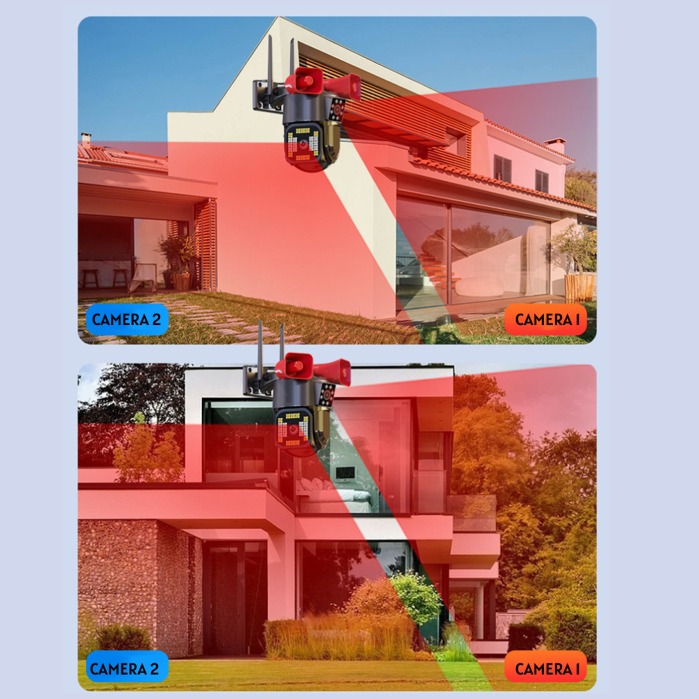 Camera Wifi Yoosee 2 Mắt 5.0MPX - 4K Siêu Nét , Loa Kép Công Suất Lớn , Đèn Cảnh Báo ( Bảo Hành 1 Năm ) | BigBuy360 - bigbuy360.vn