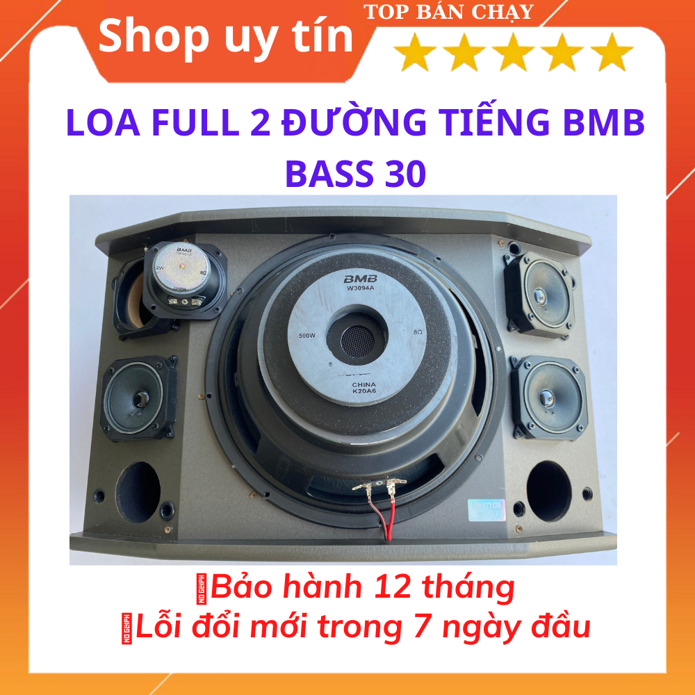 Loa nằm BMB Bass 30 coil 63 từ kép 156/150, loa nghe nhạc và hát karaoke gia đình .Giá 1 chiếc.