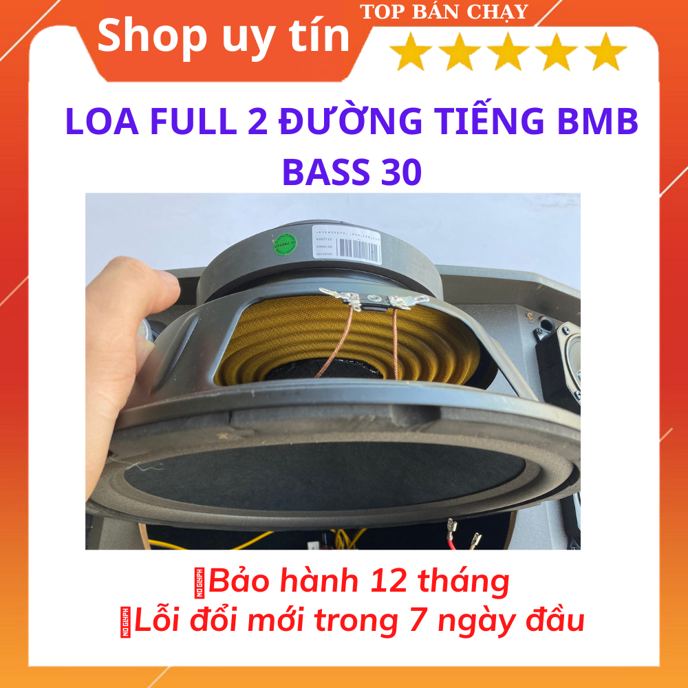 Loa nằm BMB Bass 30 coil 63 từ kép 156/150, loa nghe nhạc và hát karaoke gia đình .Giá 1 chiếc.