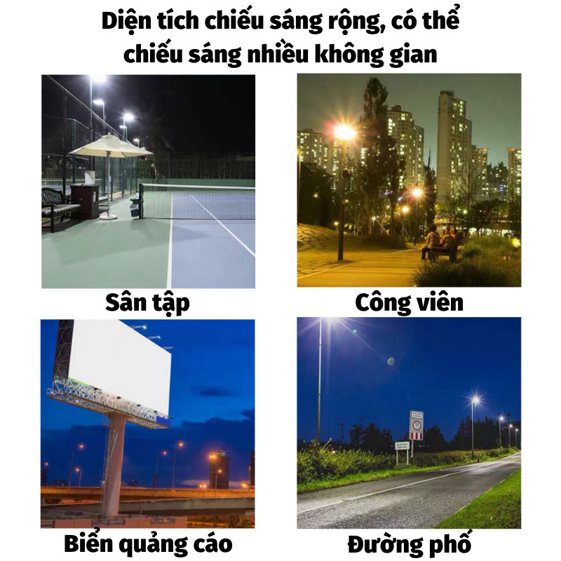 Đèn Năng Lượng Mặt Trời 1200W Chiếu Sáng Rộng Chống Nước Cao Cấp ĐÈN TOKI